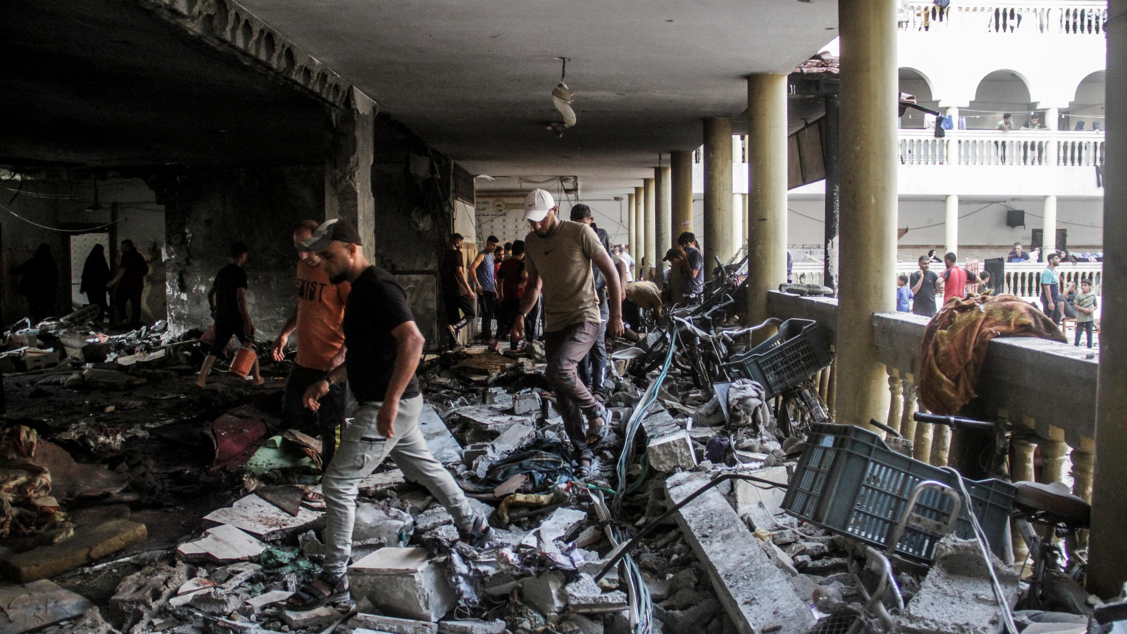 At least 93 killed in Israeli strike on school building in Gaza