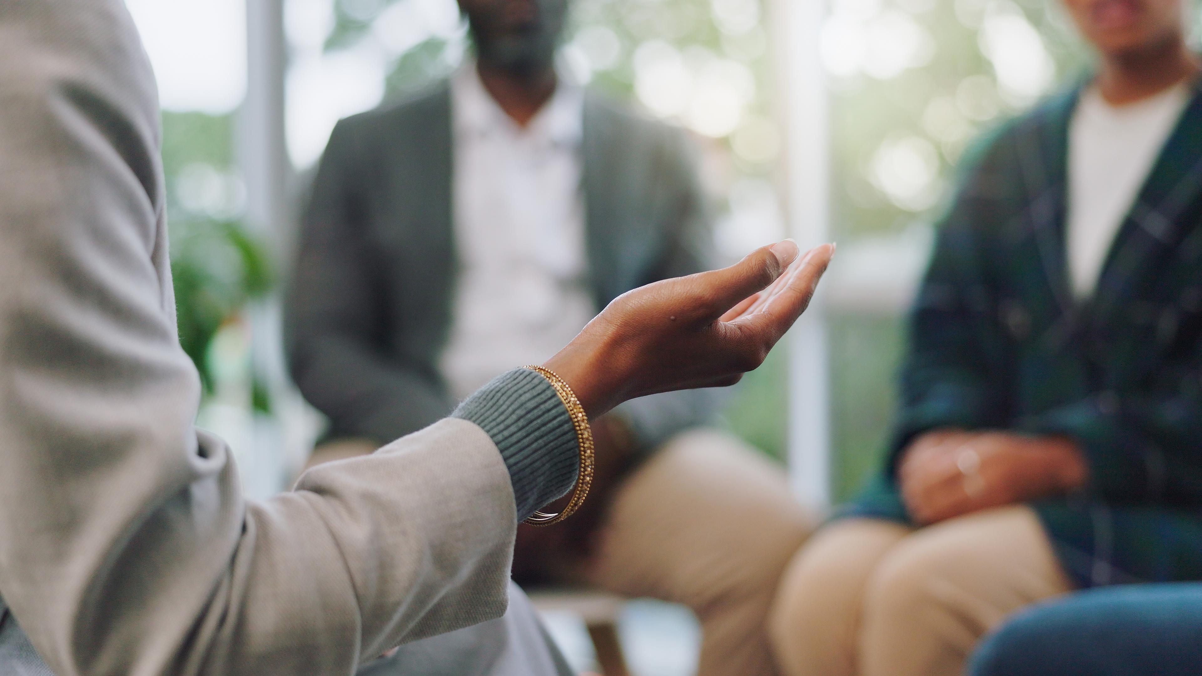 Ausschnitt aus einer Gruppentherapiesitzung