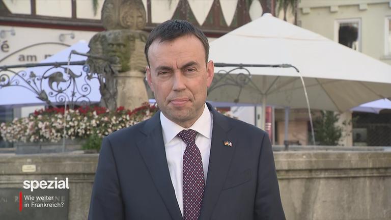 Nils Schmid, SPD, Außenpolitischer Sprecher im Gespräch mit Antje Pieper