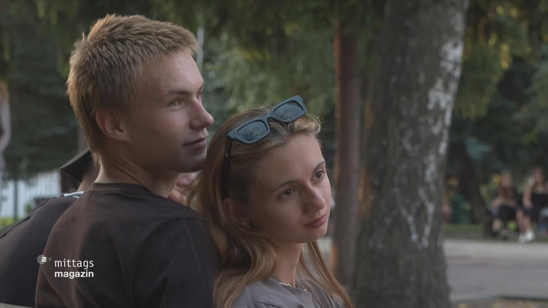 Junges Pärchen in der Ukraine 