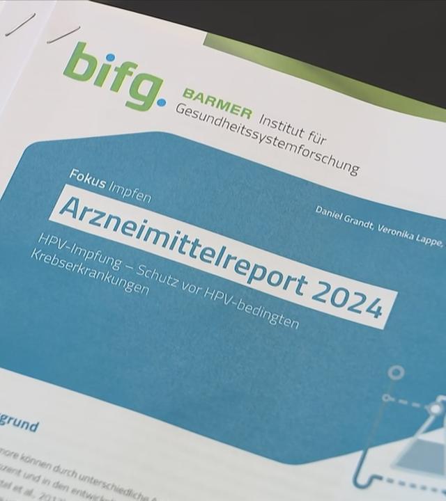 Titelblatt des Barmer-Arzneimittelreports 2024
