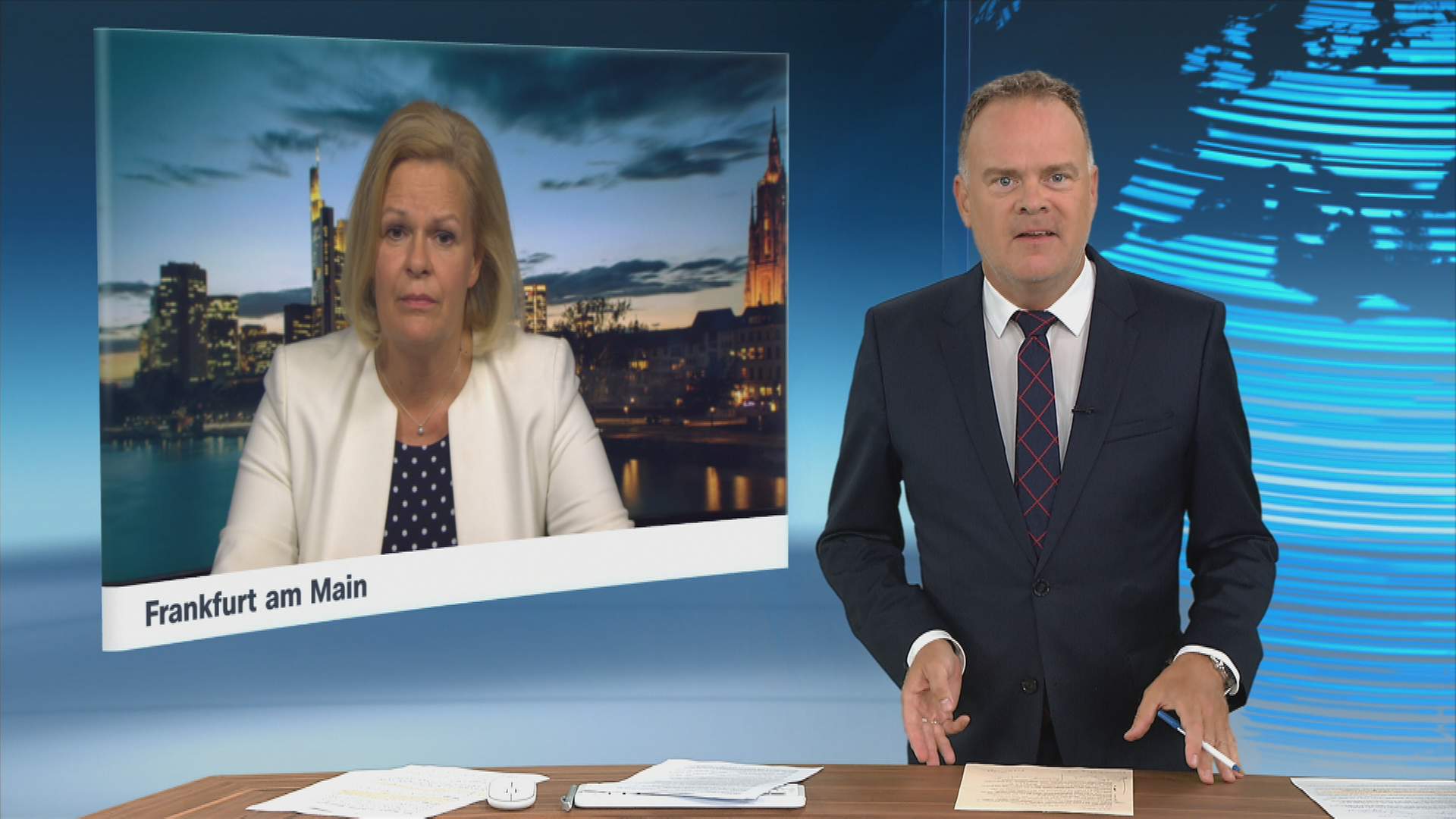 Schaltgespräch mit Nancy Faser