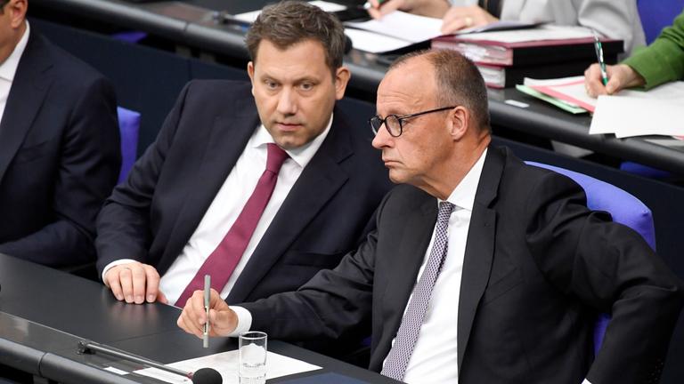 Sitzung des Bundestages in Berlin