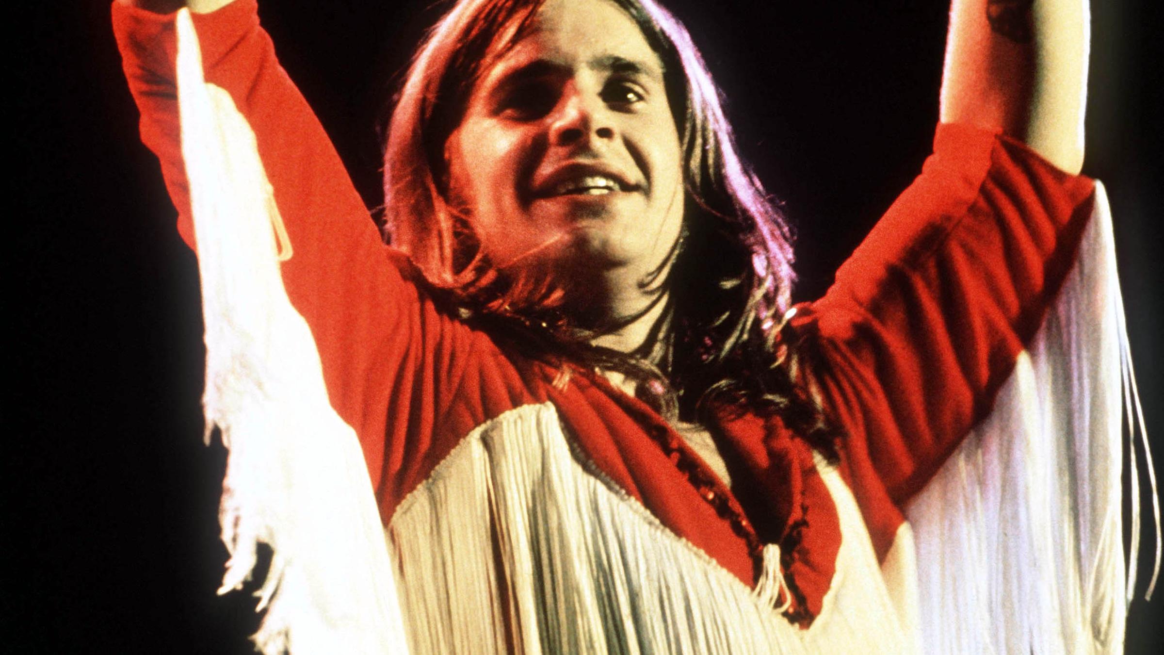 junger Ozzy Sobourne am Anfang seiner Karriere