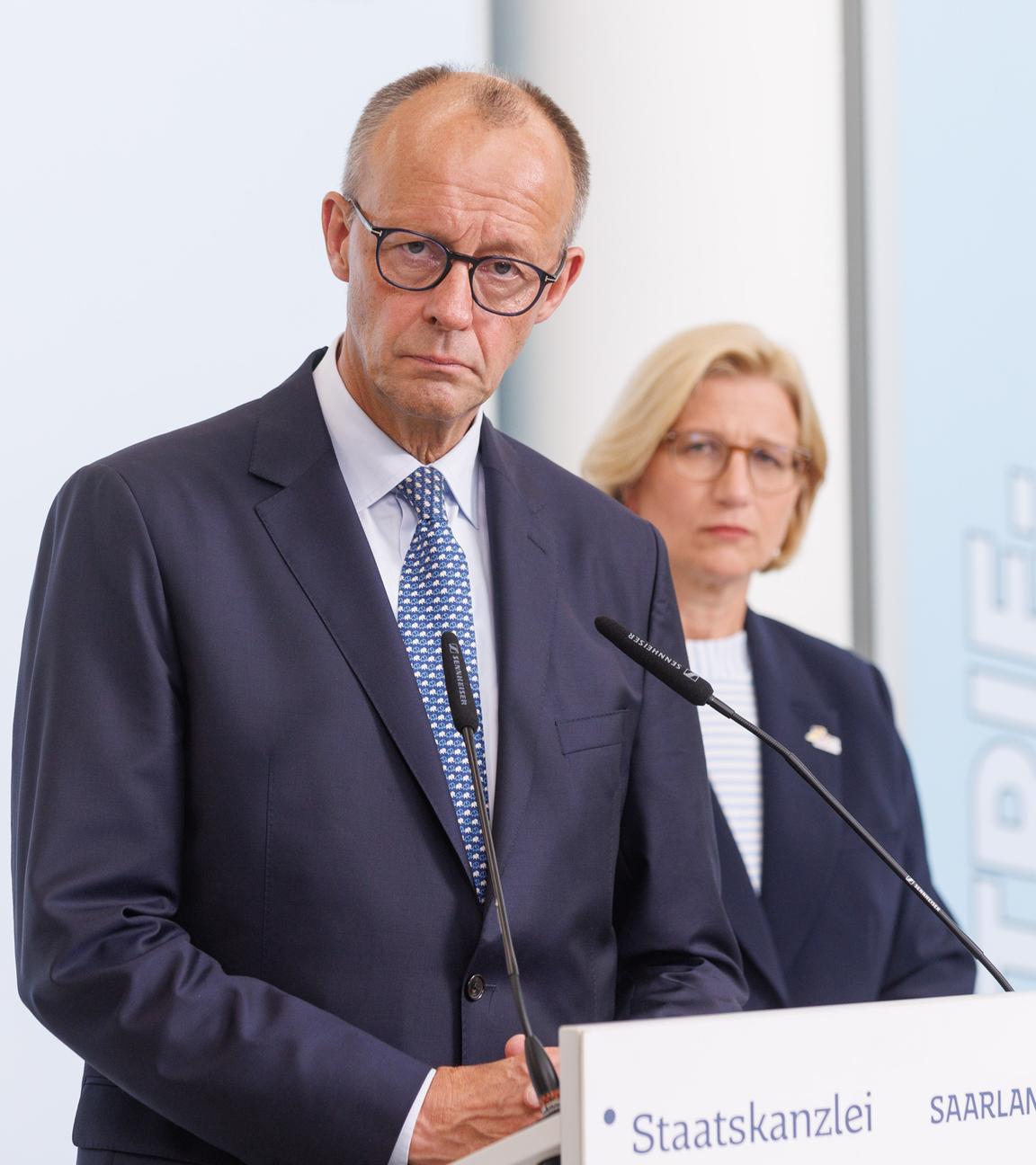 Bundeskanzler Friedrich Merz besucht das Saarland