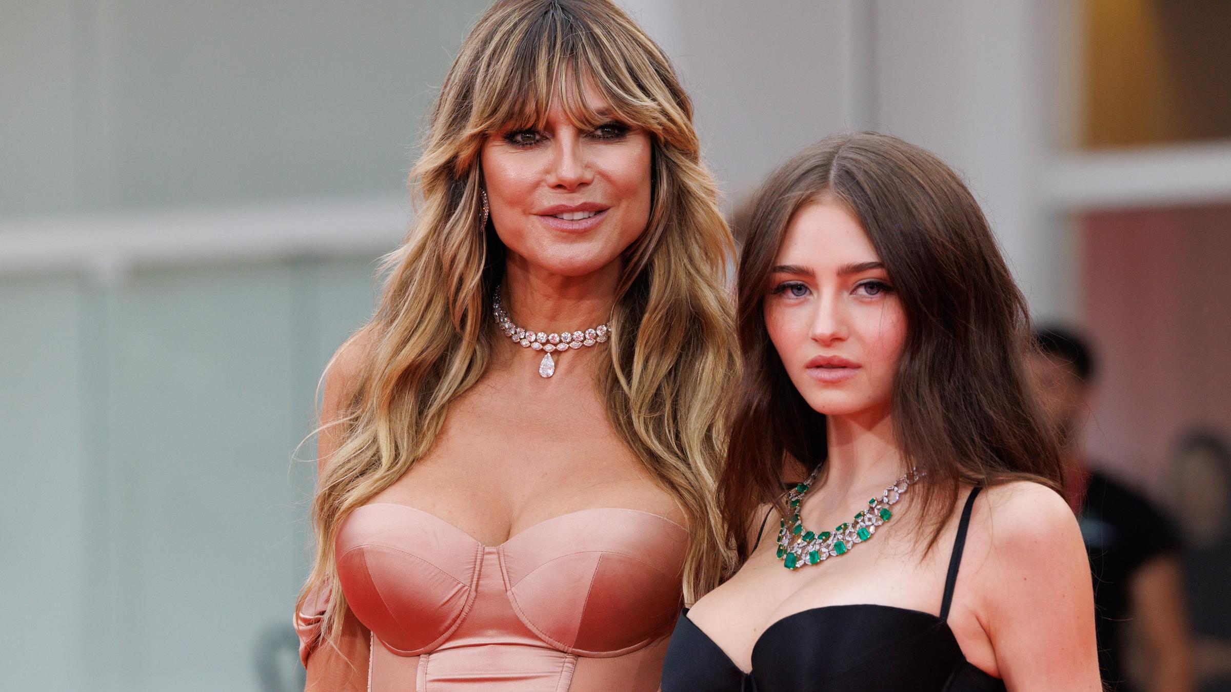 Heidi und Leni Klum in Venedig