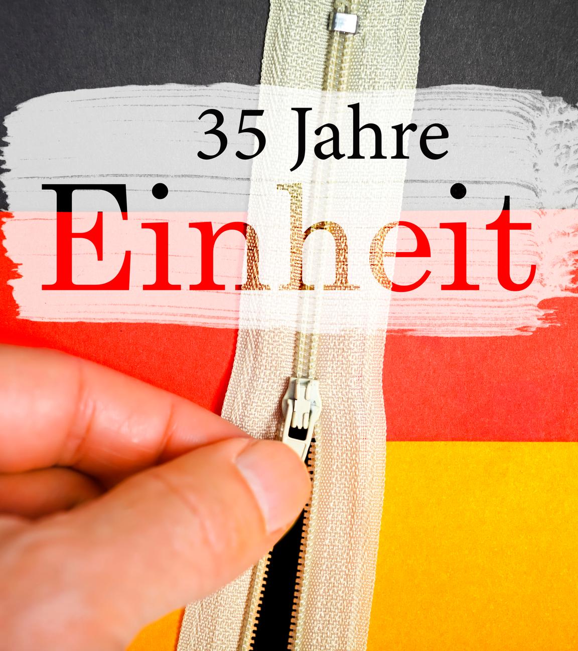 35 Jahre Deutsche Einheit - Symboldbild