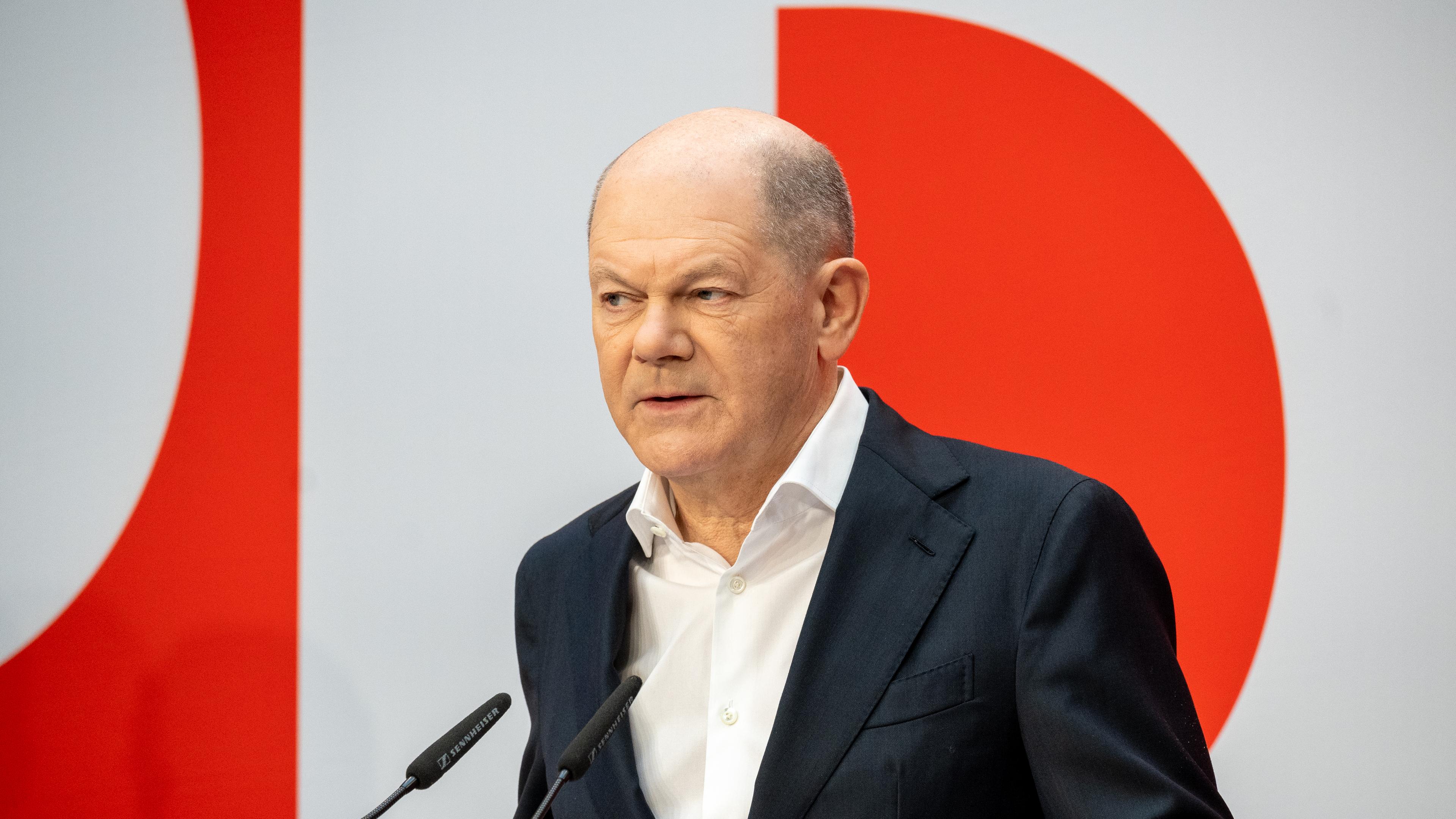 Nach der Bundestagswahl 2025: Pk der SPD im Berliner Willy-Brandt-Haus