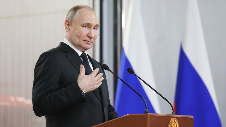 Präsident Putin auf Arbeitsbesuch in Nordwestrussland