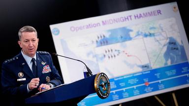 DOD Secretary Hegseth And Chairman Of The Joint Chiefs Caine Brief On Iran Strike