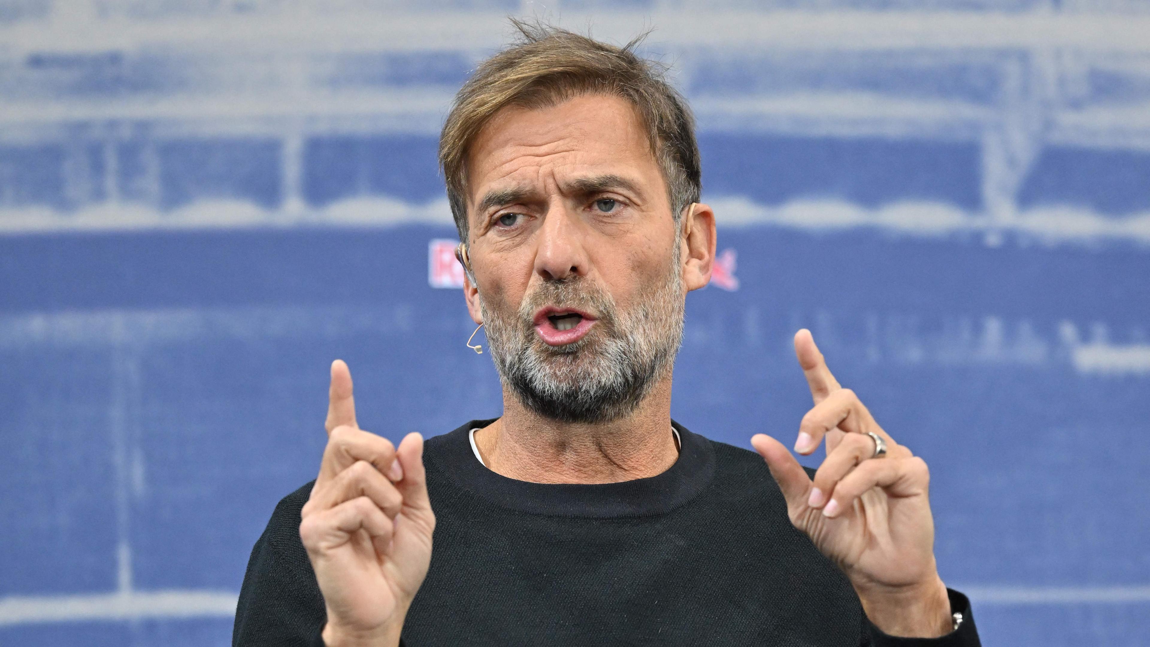 Jürgen Klopp bei seiner Vorstellung in Salzburg