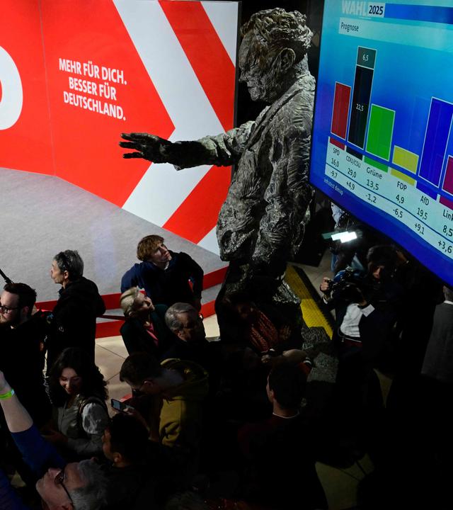 Electoral evening of Germany's Social Democratic Party (SPD)