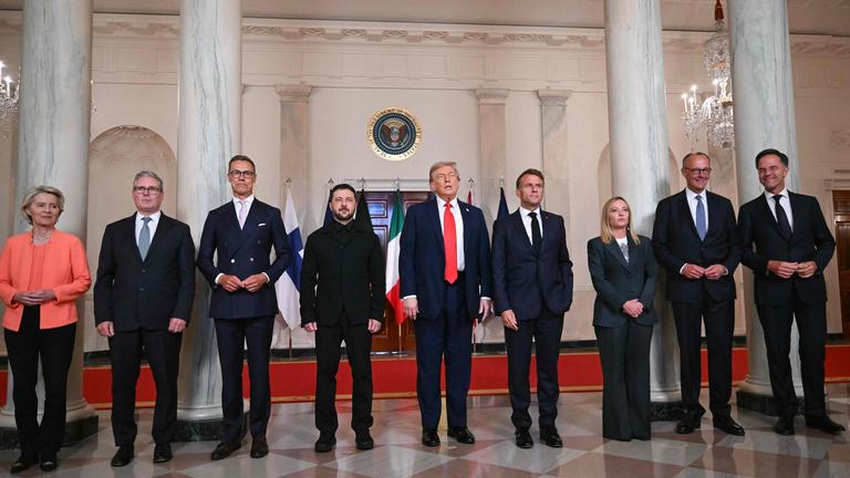 Trump trifft Zelensky und Europäische Staatschefs