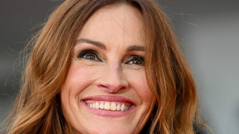 US actress Julia Roberts attends the red carpet of the movie "After the Hunt" presented out of competition at the 82nd International Venice Film Festival, at Venice Lido on August 29, 2025