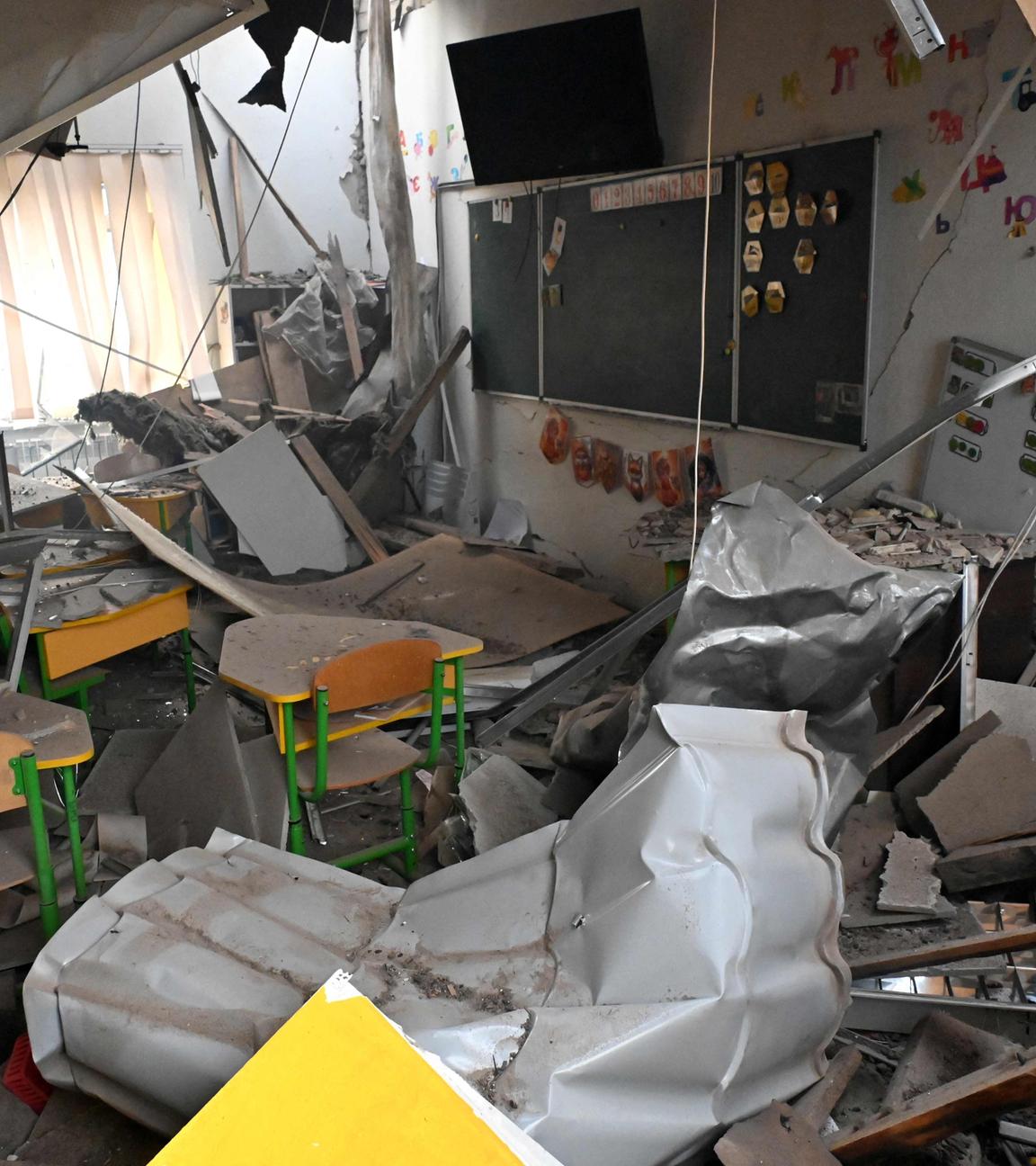 Charkiw: Bombardierter Kindergarten