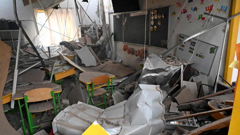 Charkiw: Bombardierter Kindergarten