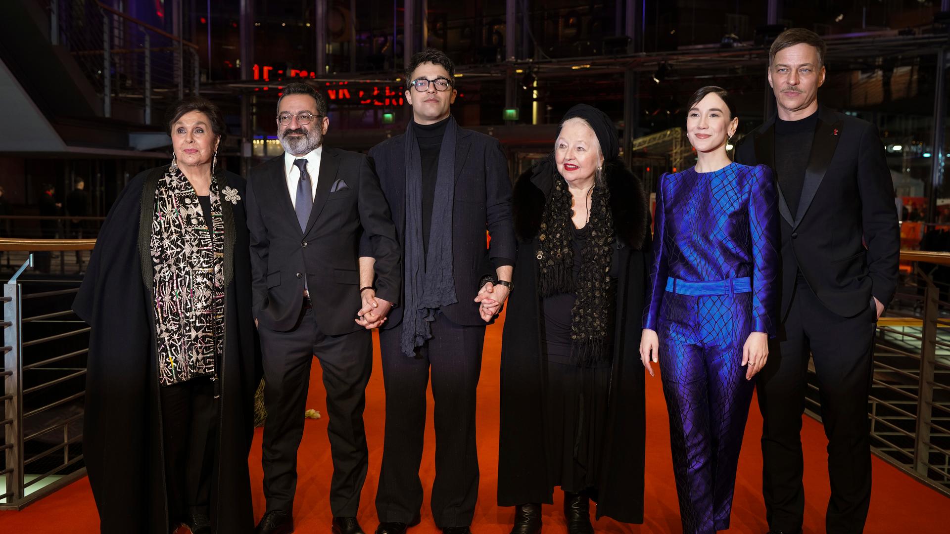 "Yunan" Darsteller auf dem roten Teppich der Berlinale in Berlin