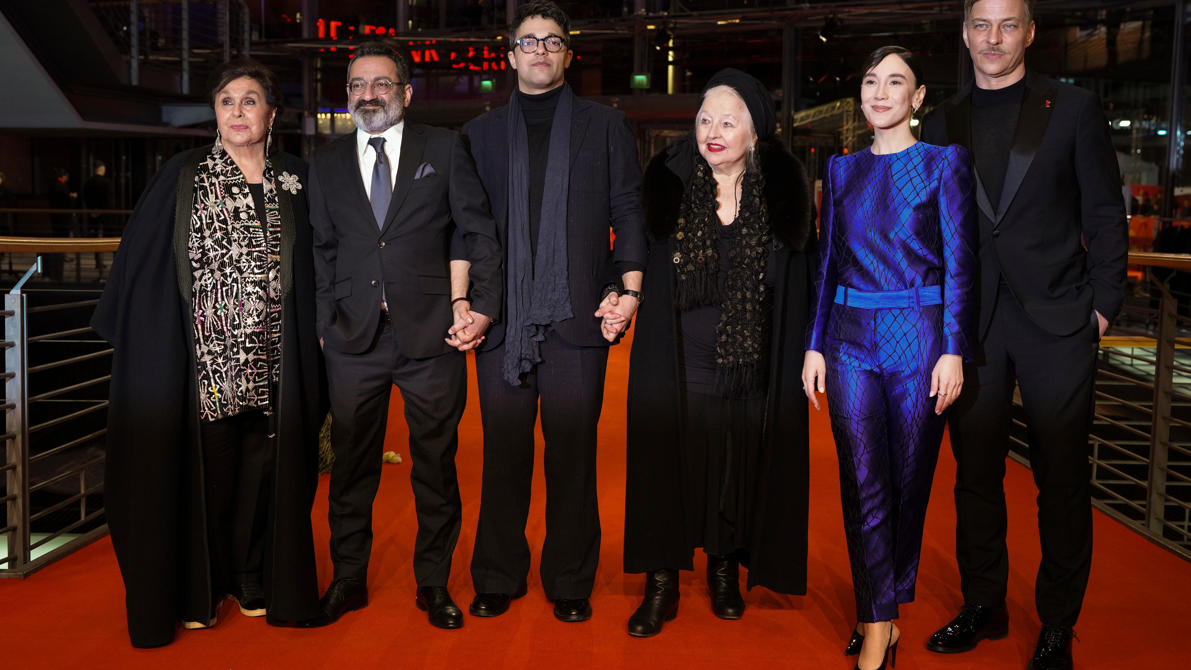 "Yunan" Darsteller auf dem roten Teppich der Berlinale in Berlin