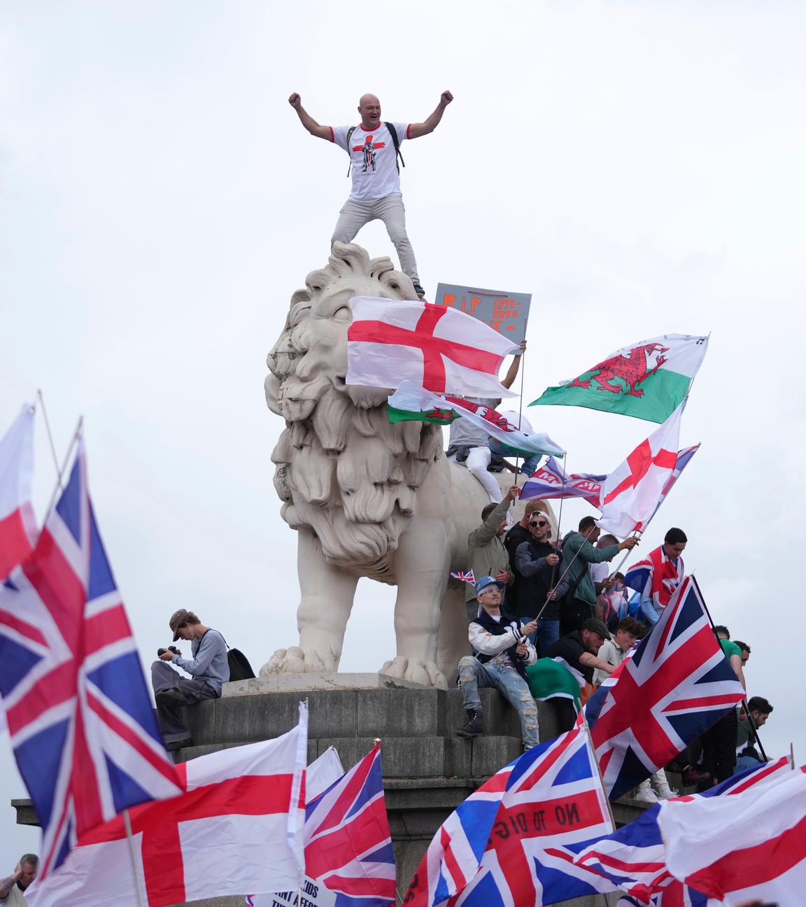 APTOPIX Britain Protest