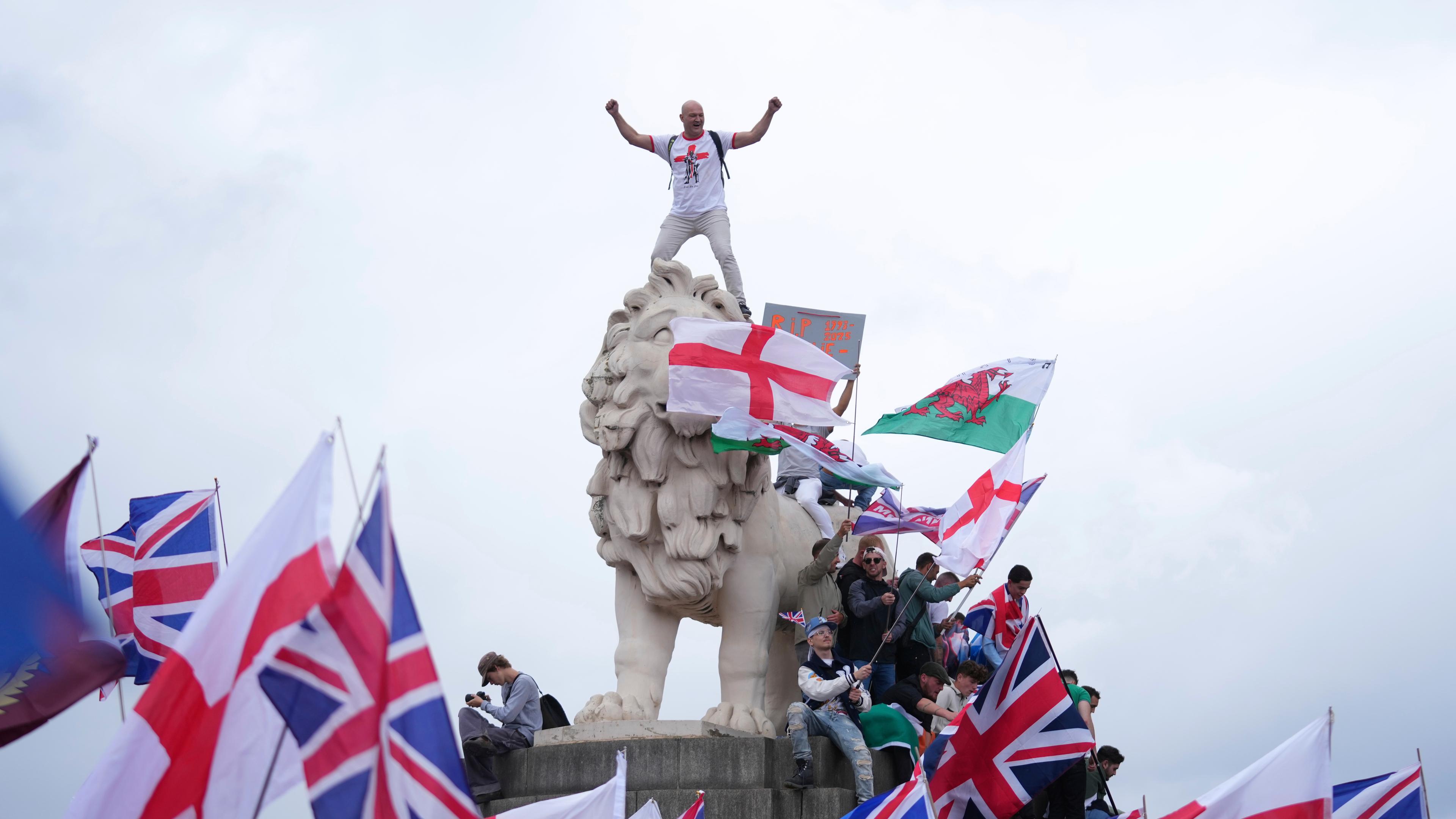 APTOPIX Britain Protest