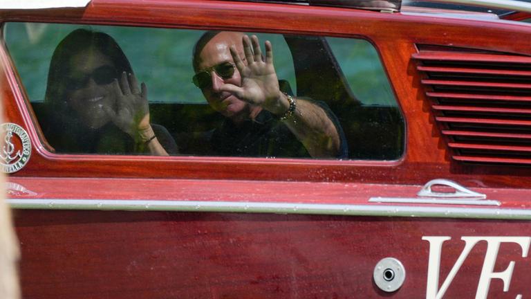 Jeff Bezos und Laura Sanchez in Venedig