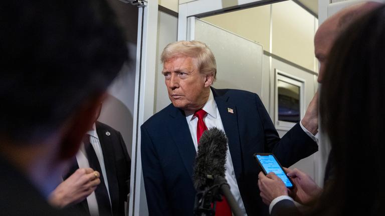 US-Präsident Donald Trump in einem Interview