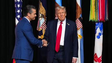 Trump Pentagon Commanders Meeting