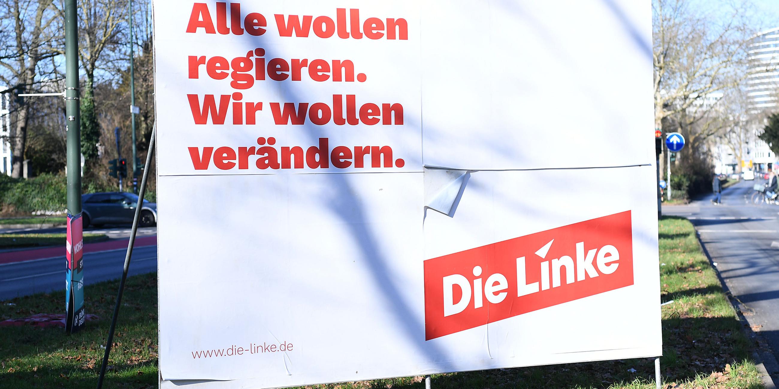 Wahlplakate Die Linke - Bundestagswahl 2025