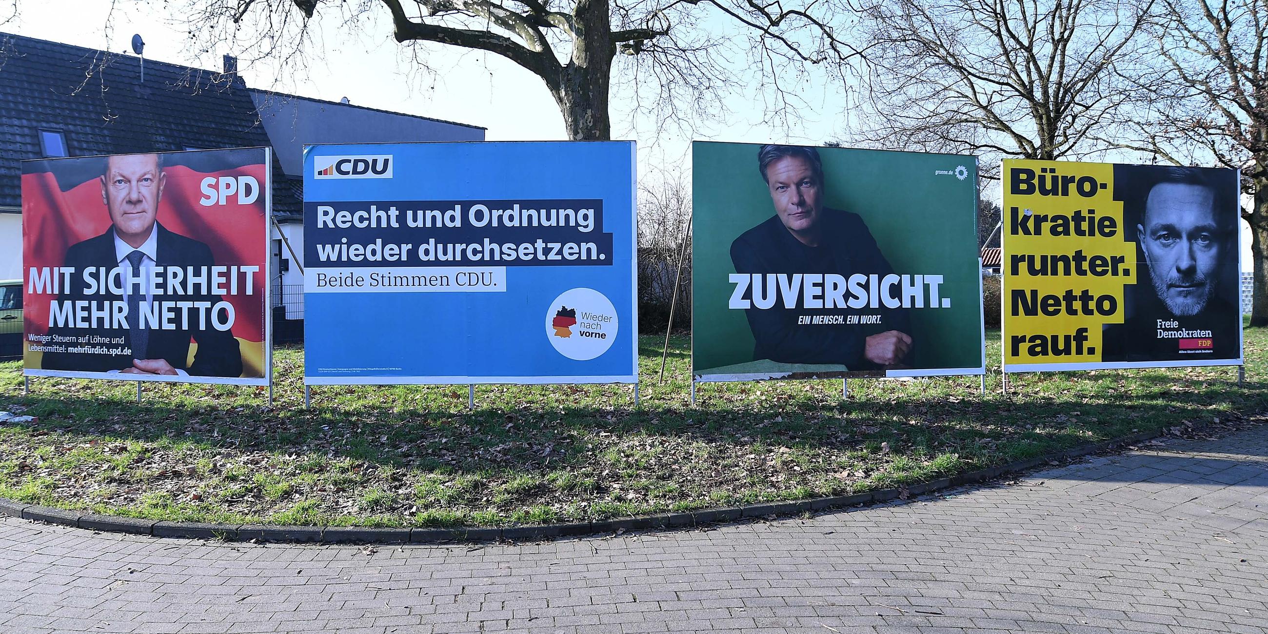 Wahlplakate - Bundestagswahl 2025