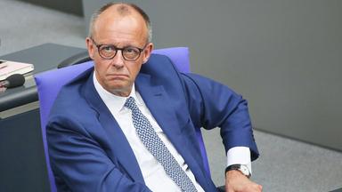 Bundeskanzler Friedrich Merz in der 9. Bundestagssitzung