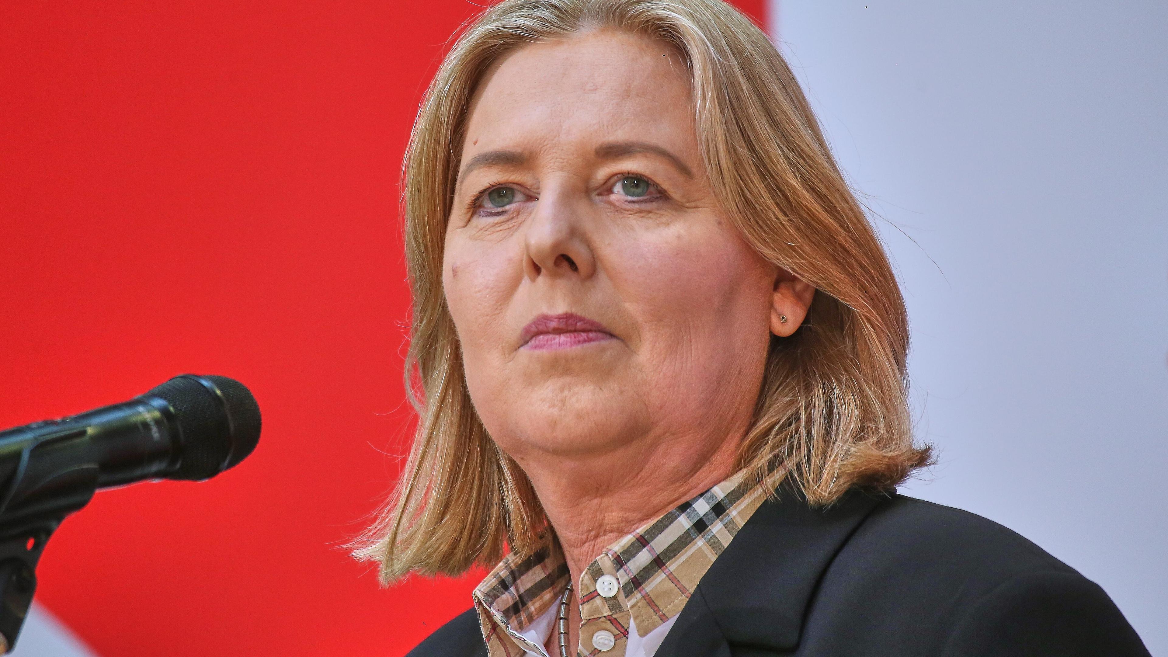 Bärbel Bas bei der SPD-Pressekonferenz nach Gremiensitzung