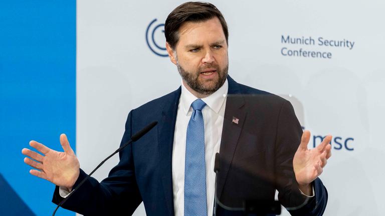 US Vize Präsident Vance bei Münchner Sicherheitskonferenz