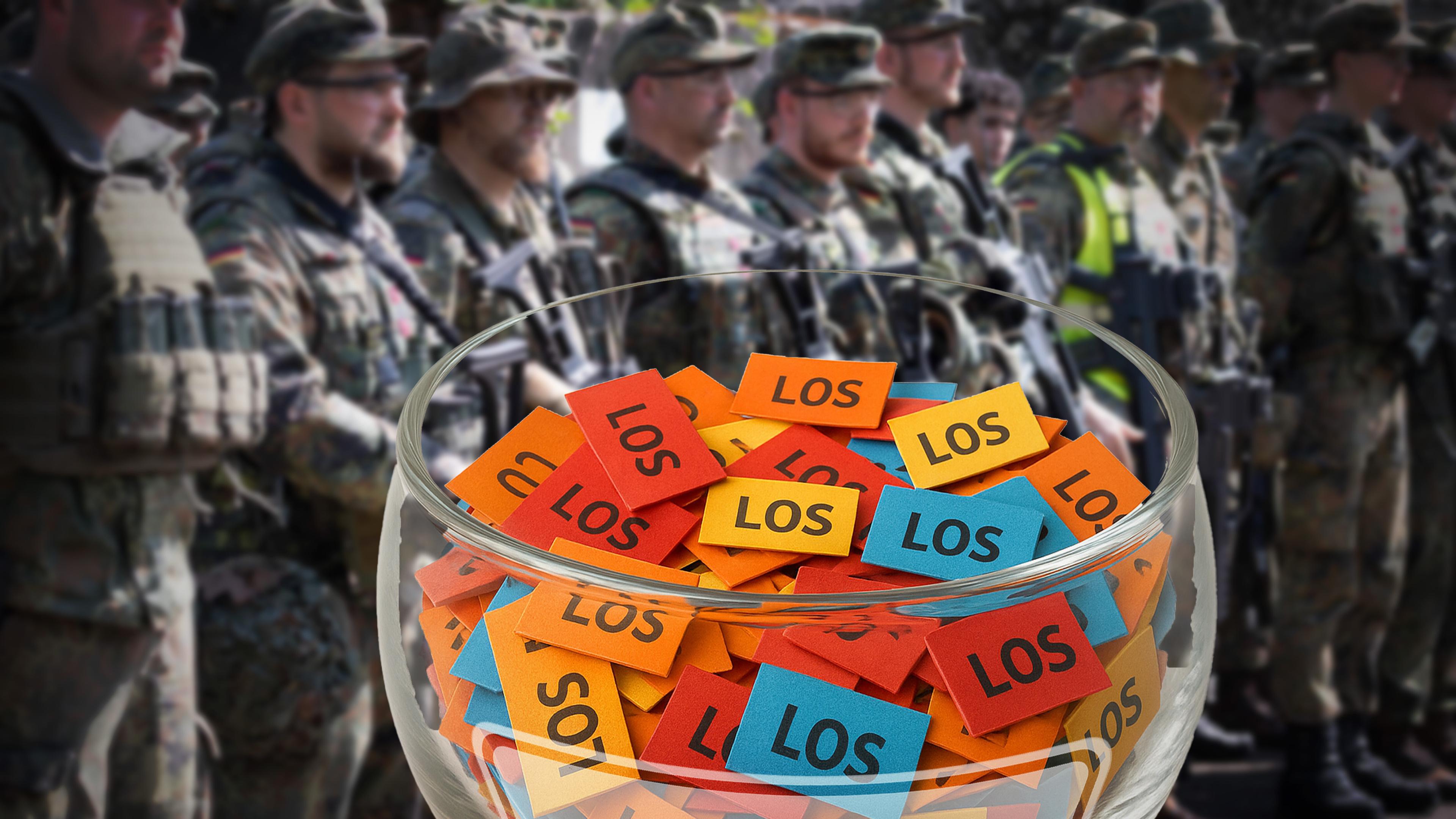 Losverfahren soll bei neuem Wehrdienst ueber Musterung entscheiden