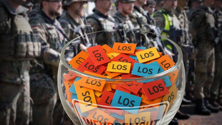 Losverfahren soll bei neuem Wehrdienst ueber Musterung entscheiden