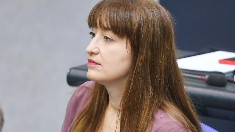 Heidi Reichinnek in der 14. Bundestagssitzung