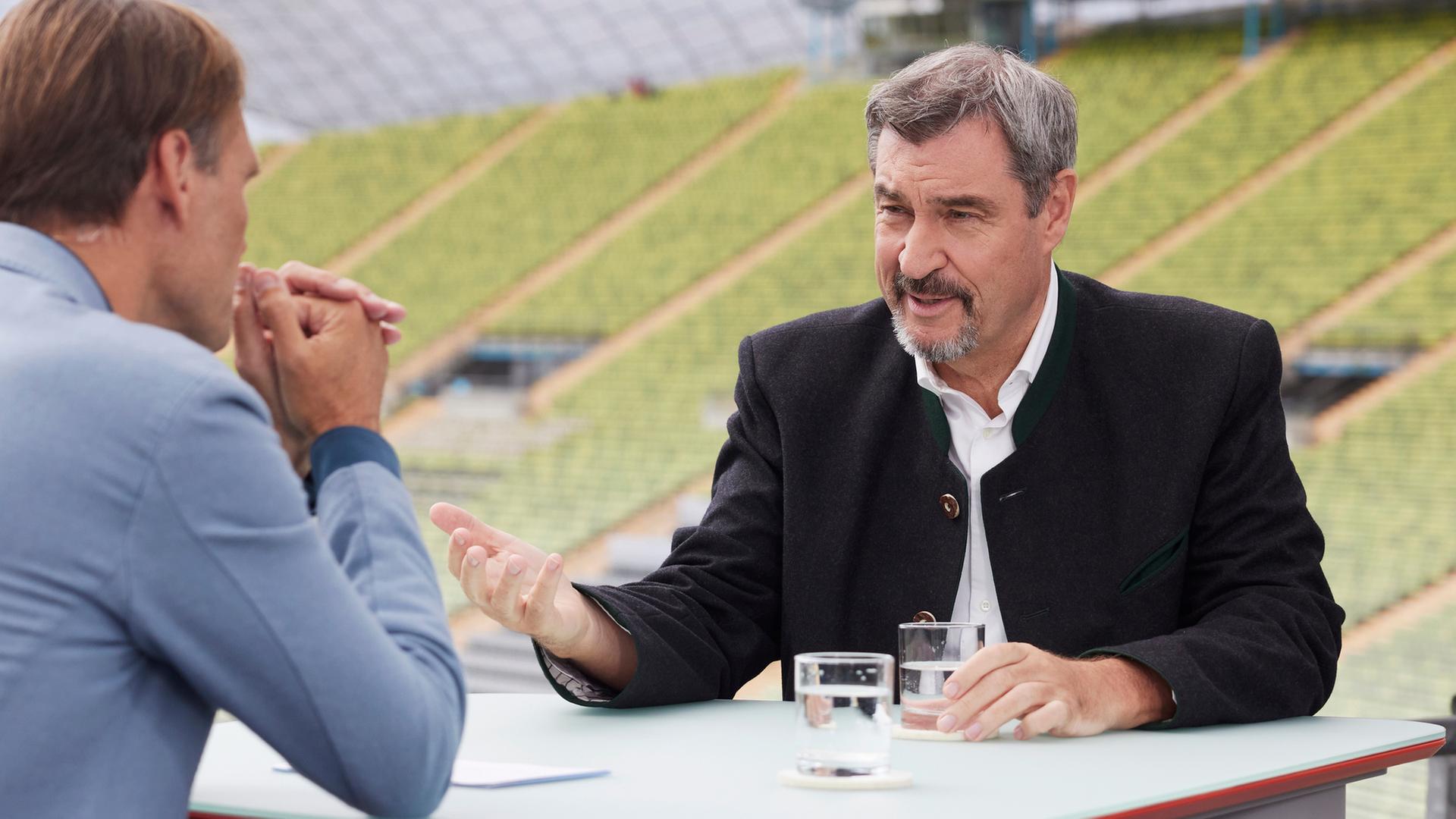ZDF-Sommerinterview mit dem CSU-Vorsitzenden Söder
