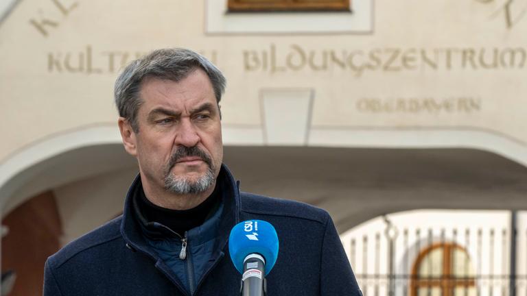 Markus Söder, CSU-Parteivorsitzender, gibt zum Auftakt der Winterklausur der CSU-Landesgruppe im Bundestag ein Pressestatement