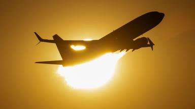 Flugzeug in der Luft