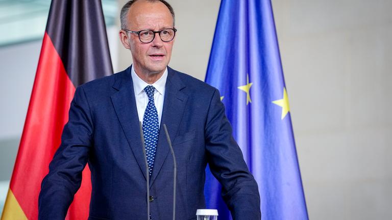 Bundeskanzler Merz empfängt UN-Generalsekretär Guterres