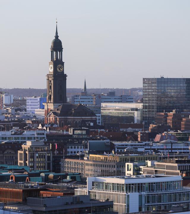 Stadtansicht von Hamburg Hafencity