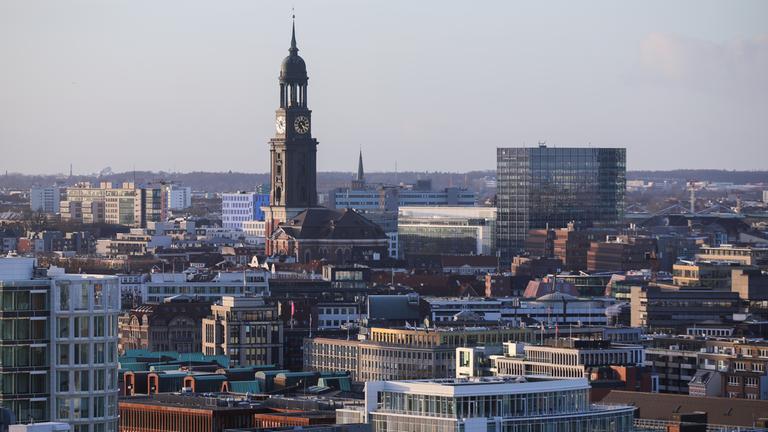 Stadtansicht von Hamburg Hafencity