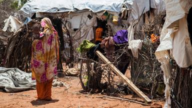  Das Flüchtlingslager Dadaab in Kenia. (zu dpa: «Deutschland hat Aufnahme von UN-Flüchtlingen vorläufig ausgesetzt»)