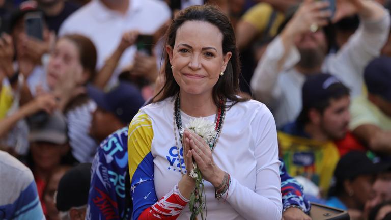 Venezolanerin Machado widmet Friedensnobelpreis Trump