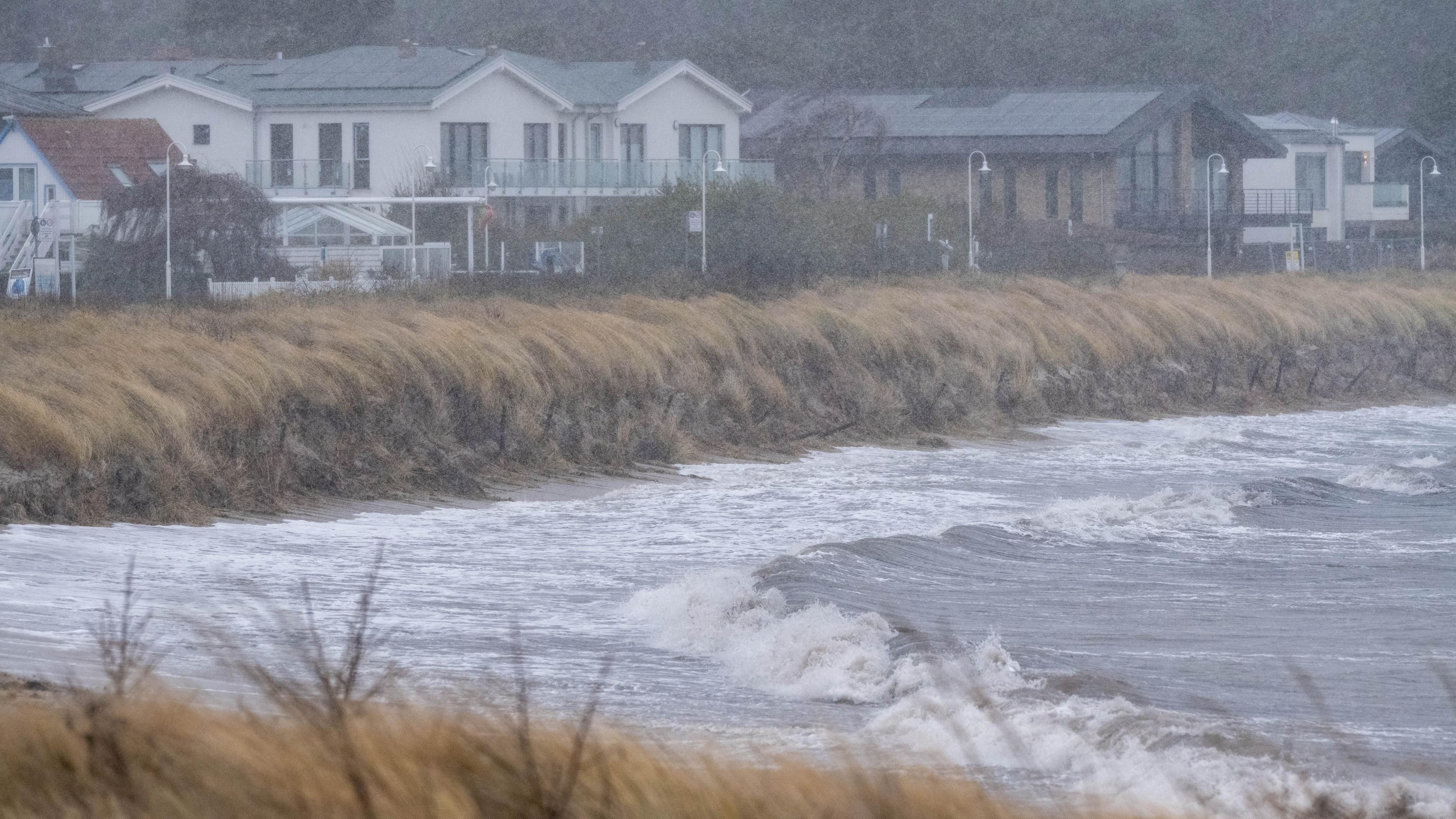 Sturmflut an der Ostsee
