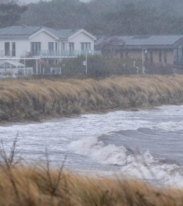 Sturmflut an der Ostsee