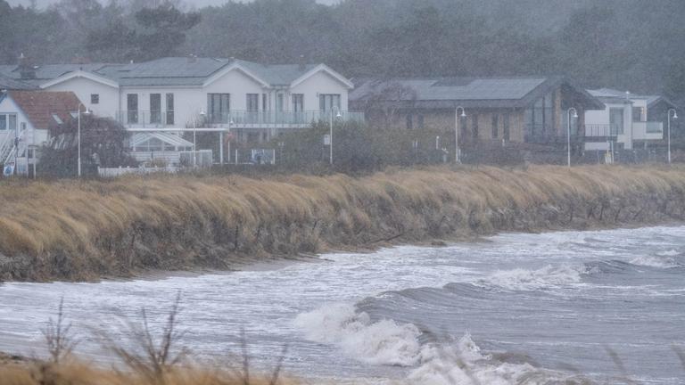 Sturmflut an der Ostsee