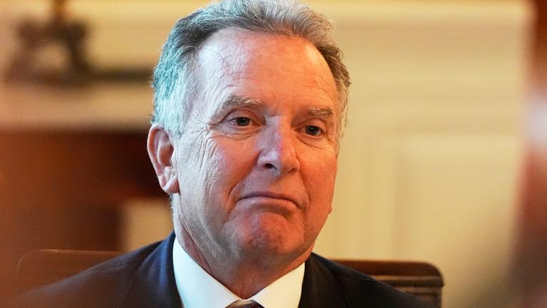 Der Sondergesandte des Weißen Hauses, Steve Witkoff, im Blue Room des Weißen Hauses in Washington.