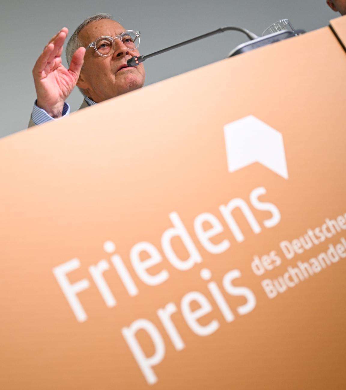 Karl Schlögel spricht auf der Frankfurter Buchmesse