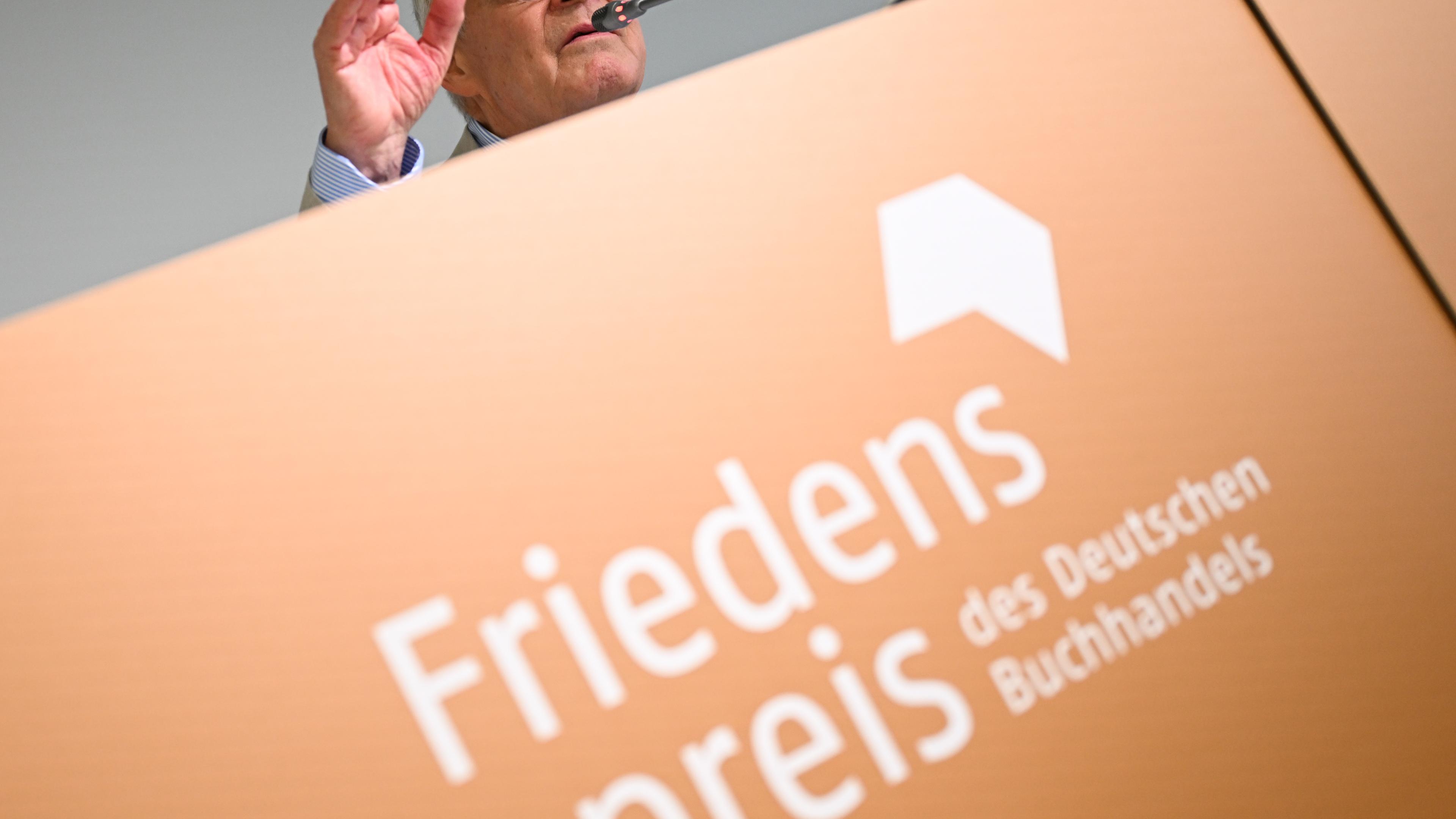 Karl Schlögel spricht auf der Frankfurter Buchmesse