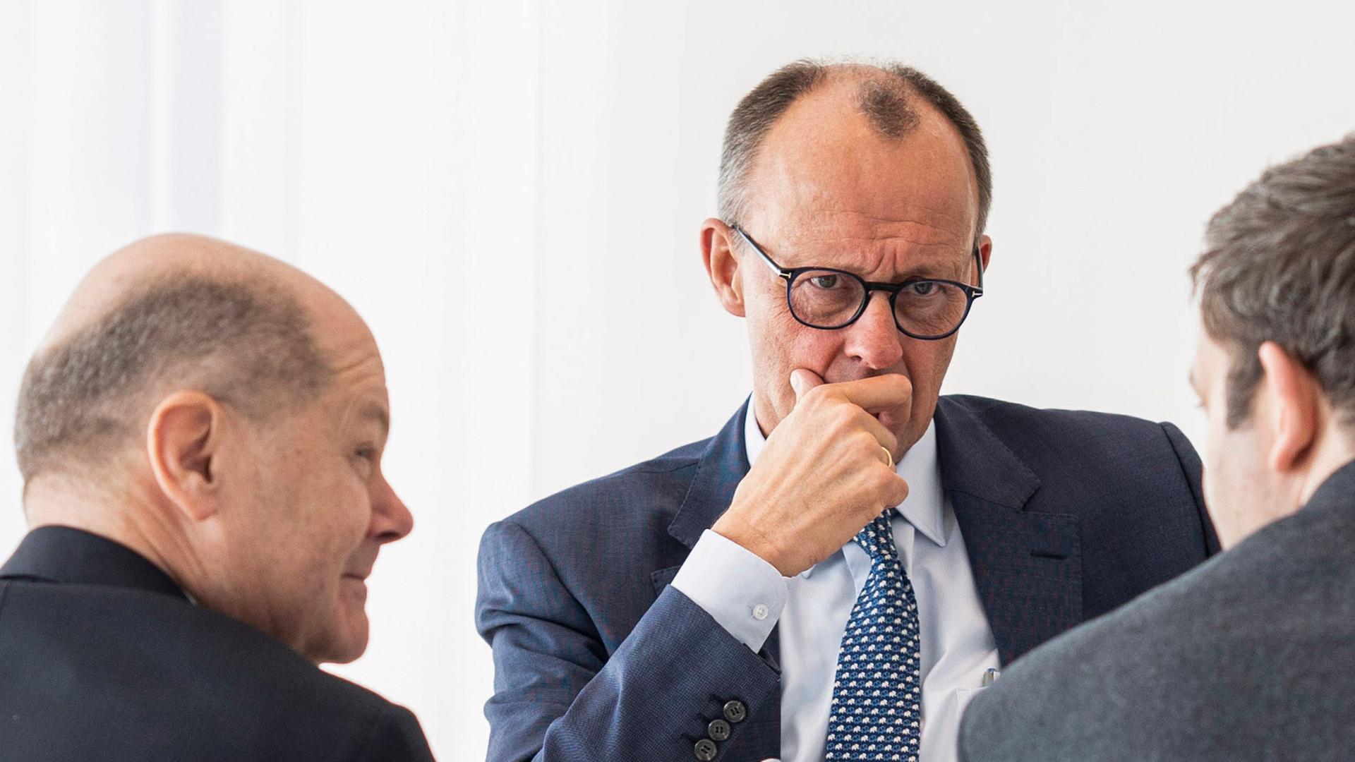 Treffen der Parteichefs im Kanzleramt